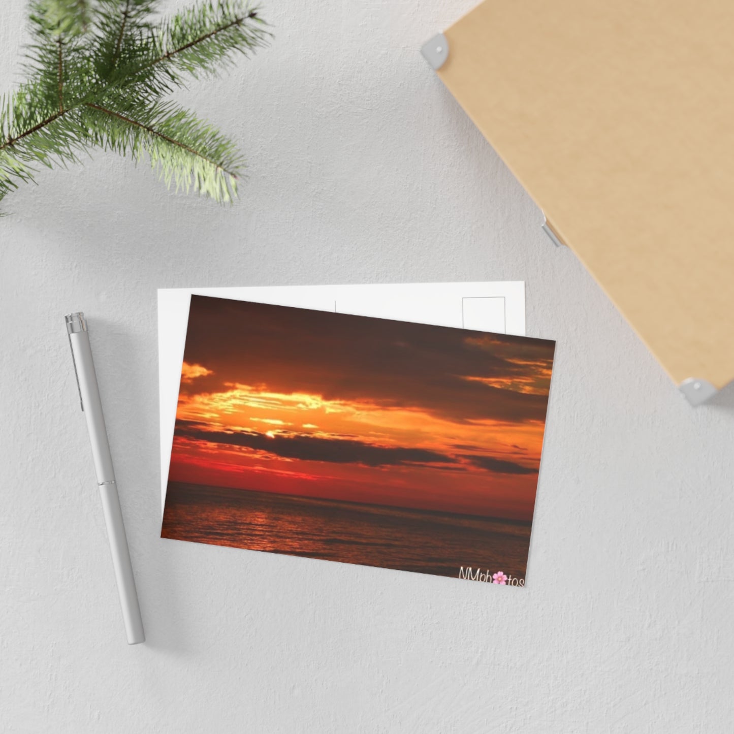 Sunset Paradise Fine Art Postcard