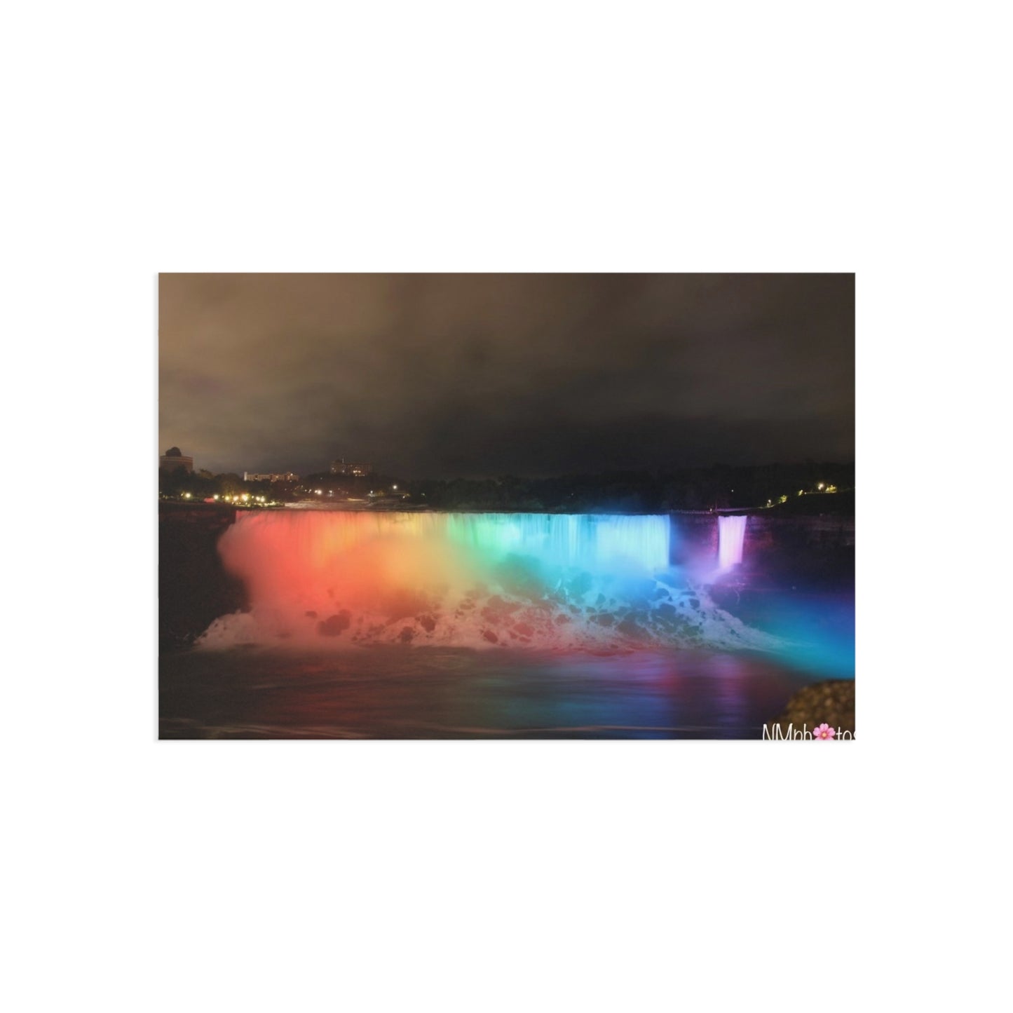 Rainbow Aura Fine Art Postcard