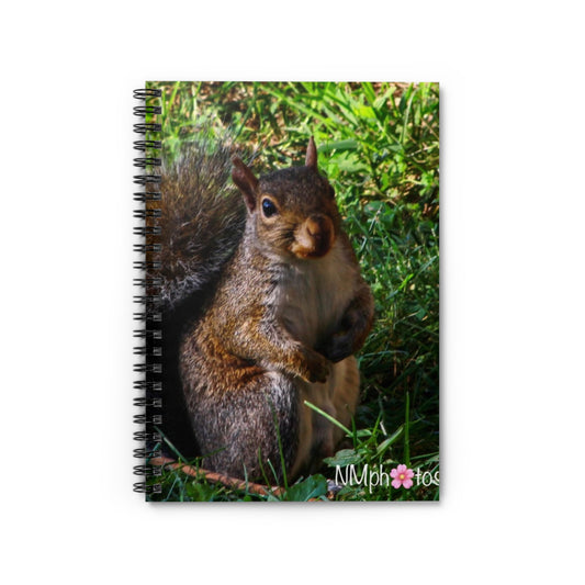 Squirrely Squirrel Spiral Notebook - Ruled Line