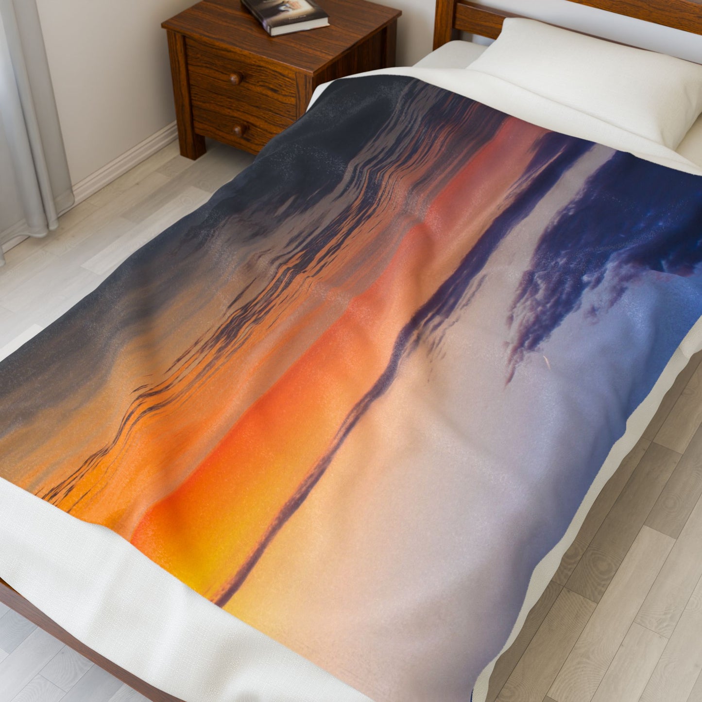 Sunrise Mirage Velveteen Plush Blanket
