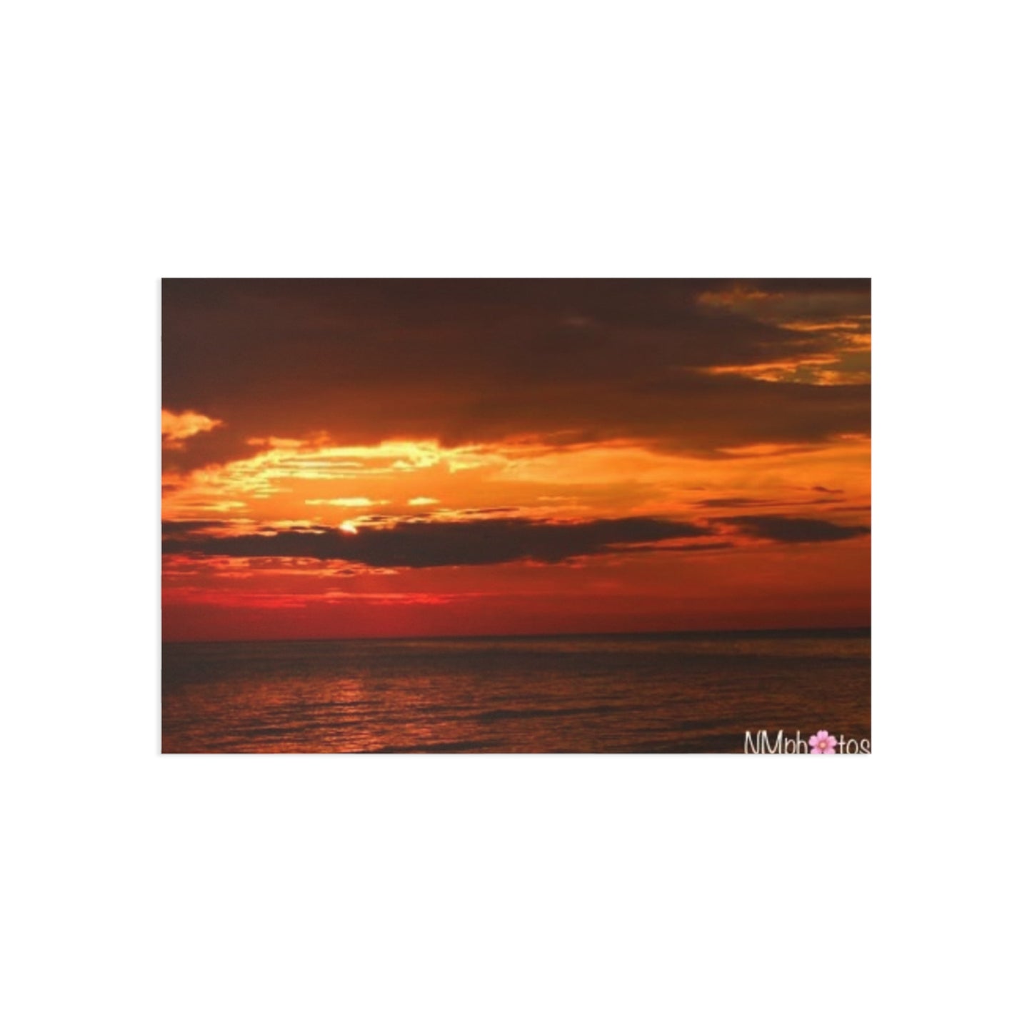 Sunset Paradise Fine Art Postcard