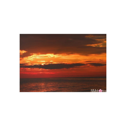 Sunset Paradise Fine Art Postcard