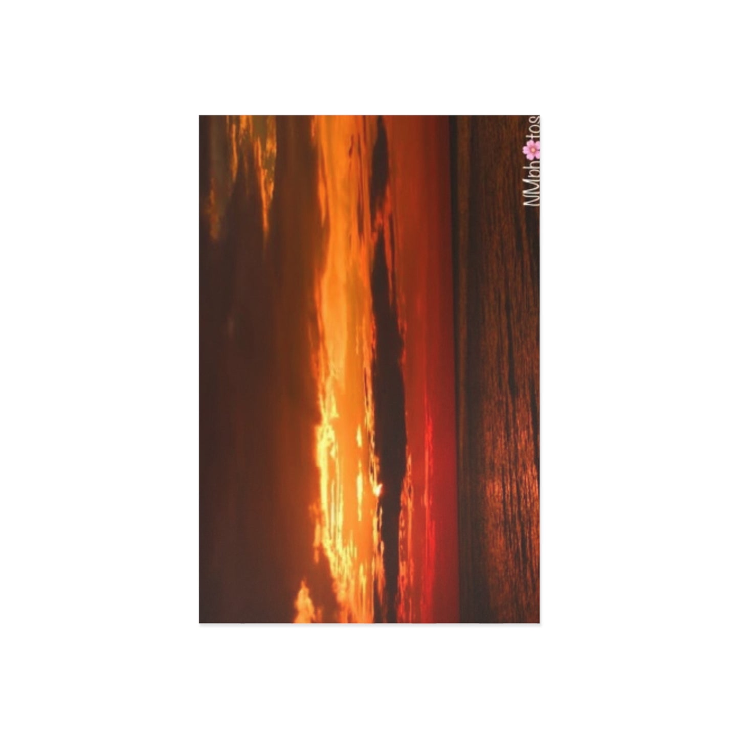 Sunset Paradise Fine Art Postcard