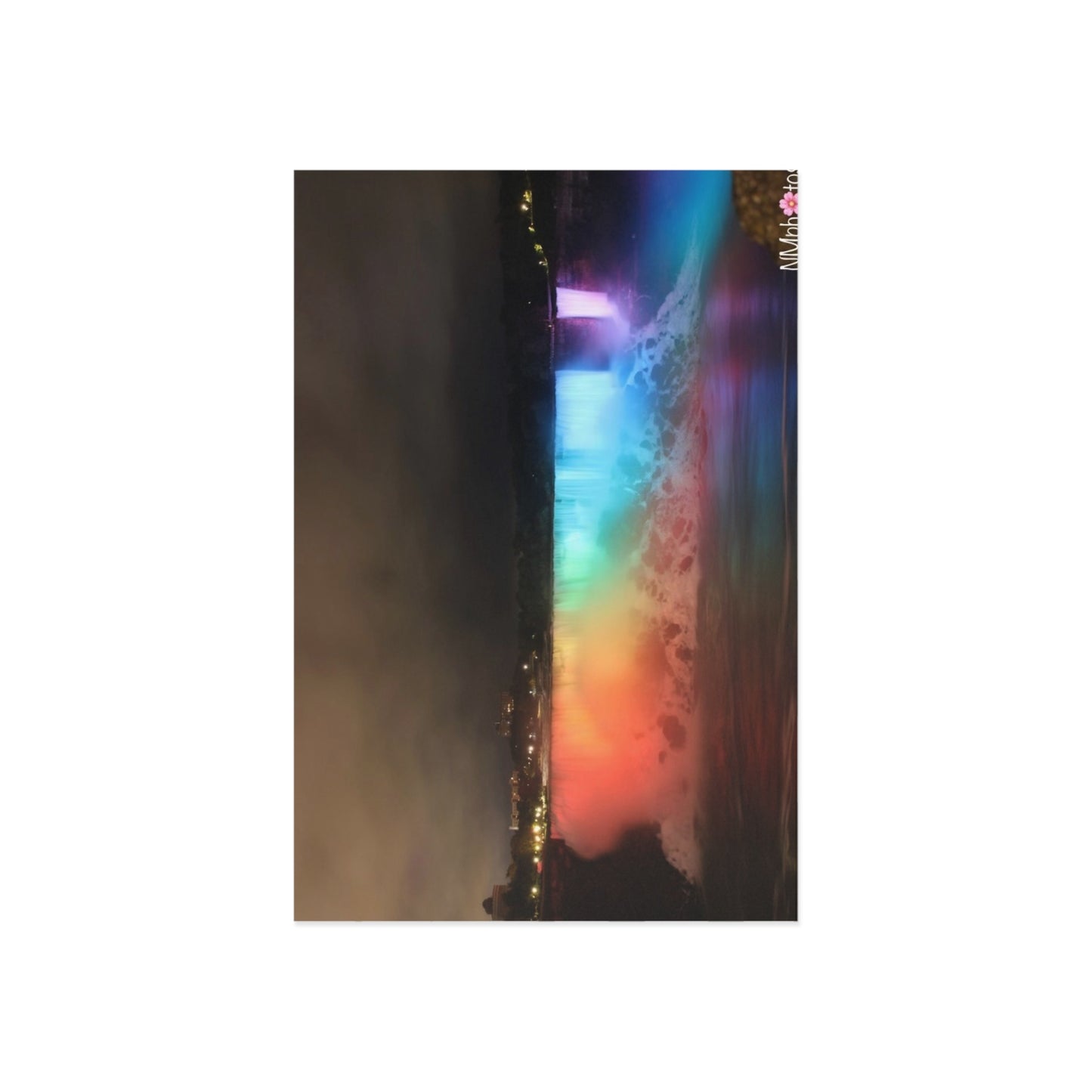 Rainbow Aura Fine Art Postcard