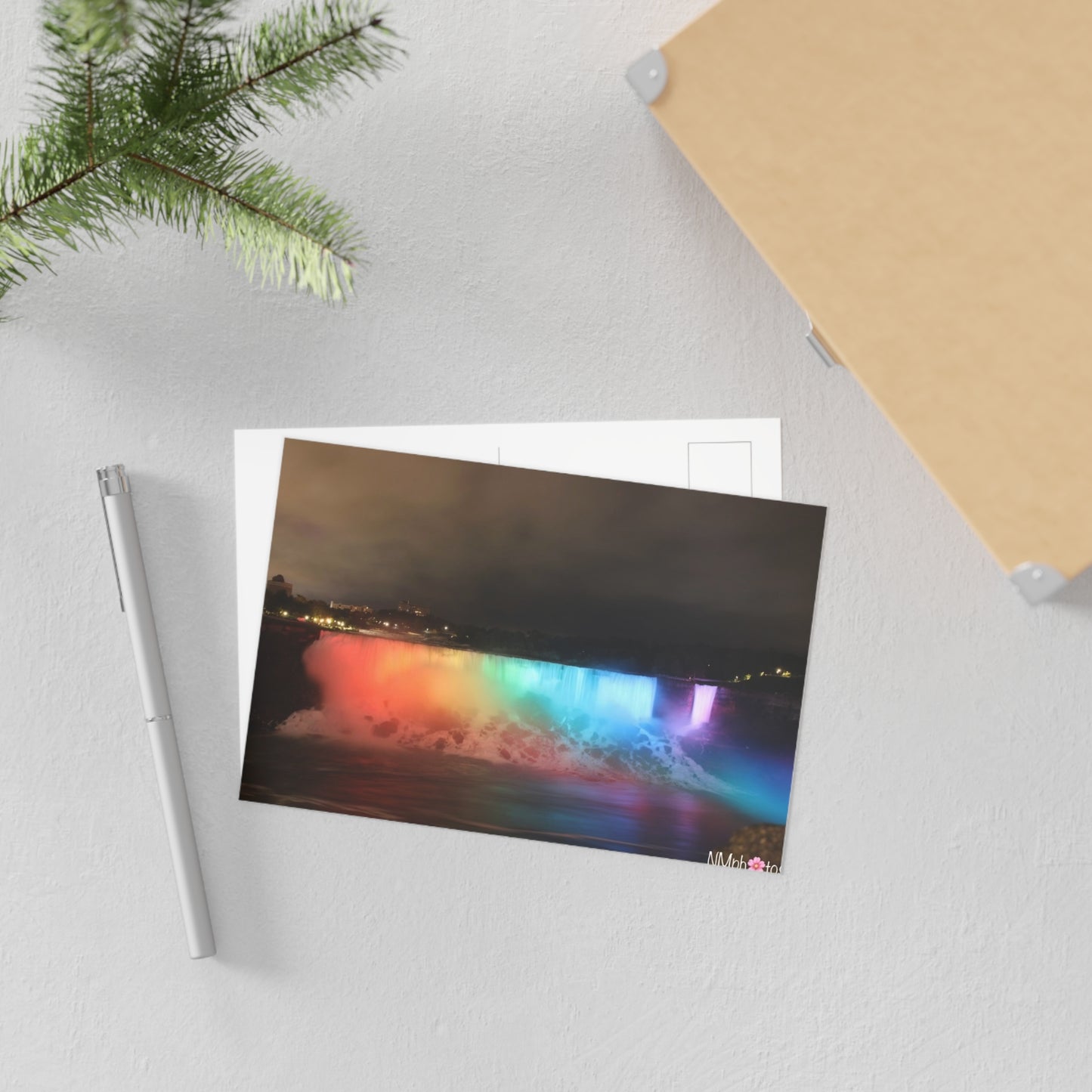 Rainbow Aura Fine Art Postcard